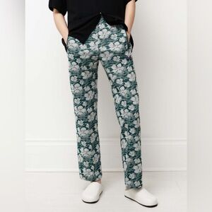 NEEDLES Track Pants Poly Jacquard Floral (M1)